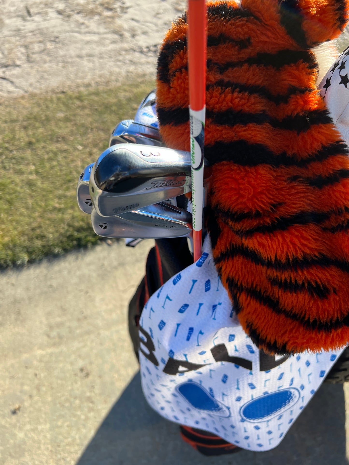 The Face & The Balls | Funny Golf Towel