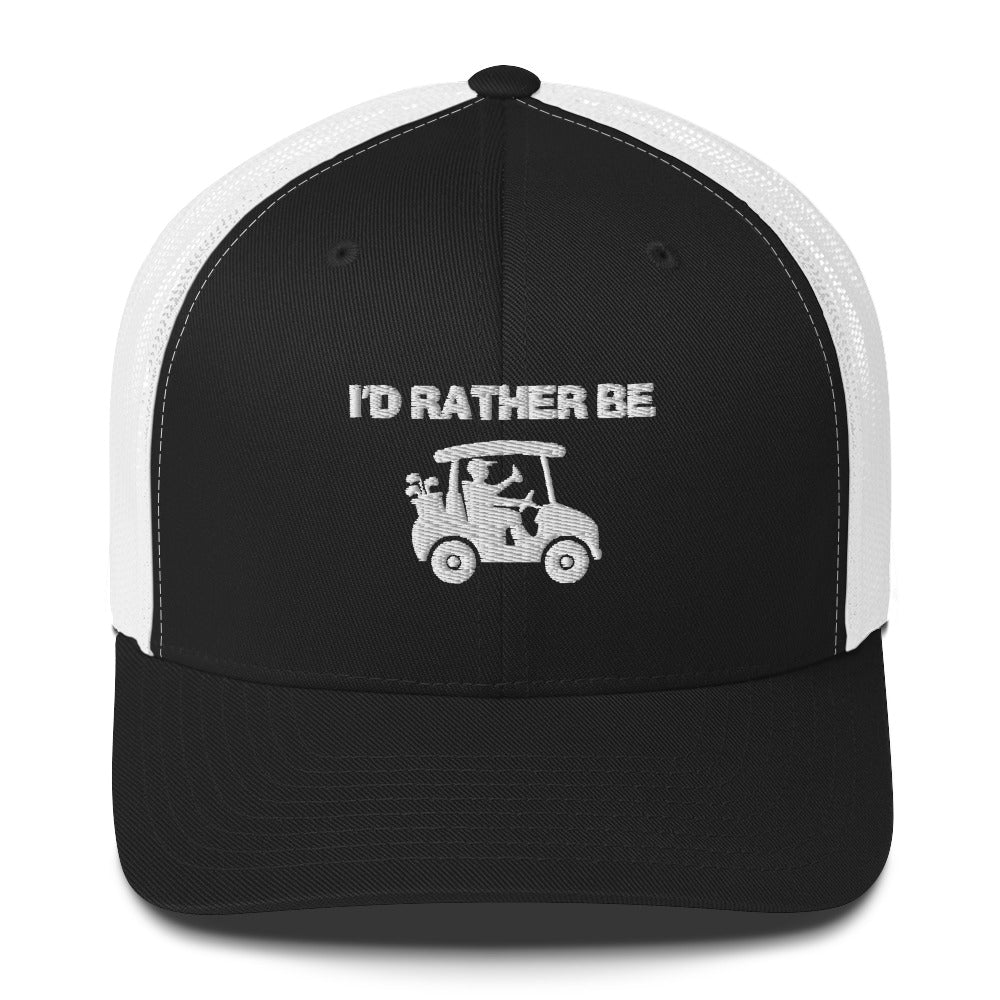 I'd Rather Be Golfin' and Drinkin' Cap