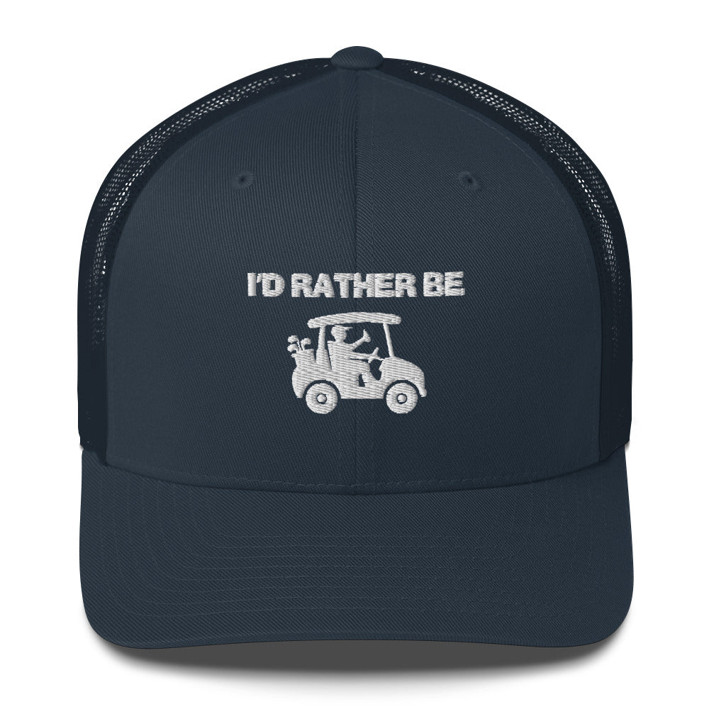 I'd Rather Be Golfin' and Drinkin' Cap