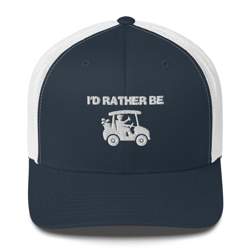 I'd Rather Be Golfin' and Drinkin' Cap